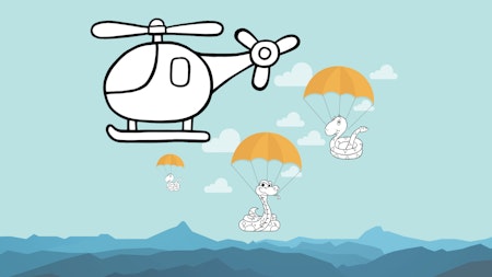 Le vipere sono state veramente lanciate dagli elicotteri per reintrodurle in natura? 