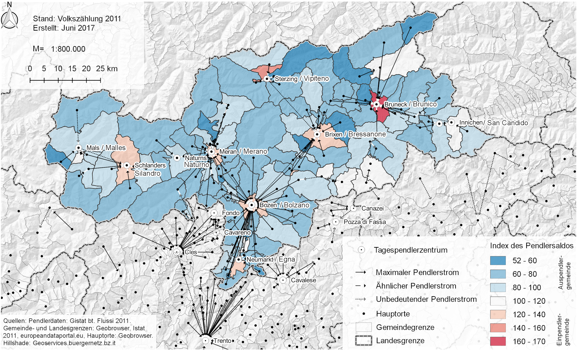 Beispielgeographie einer funktionalen Region