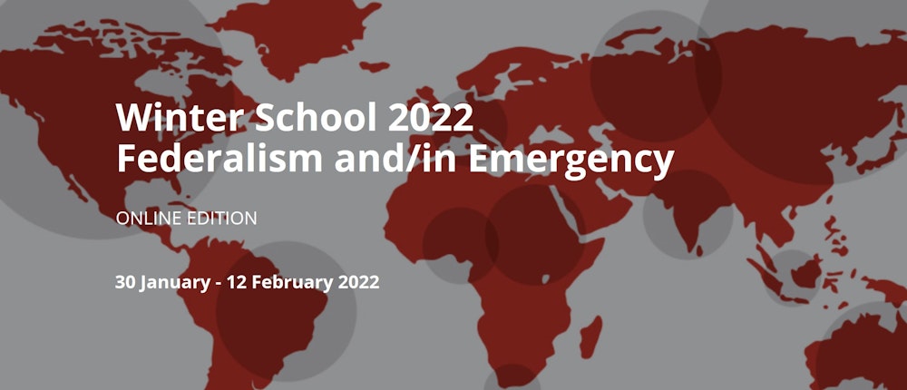 Winter School On Federalism And Governance 2022 Applications Now Open February 2022 Map