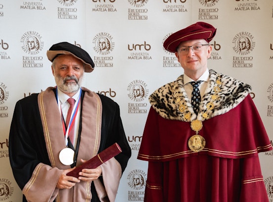 Harald Pechlaner awarded honorary doctorate from Matej Bel University