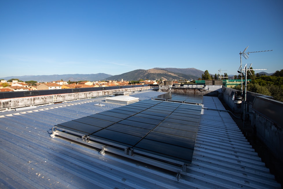 Photovoltaic modules on the roof