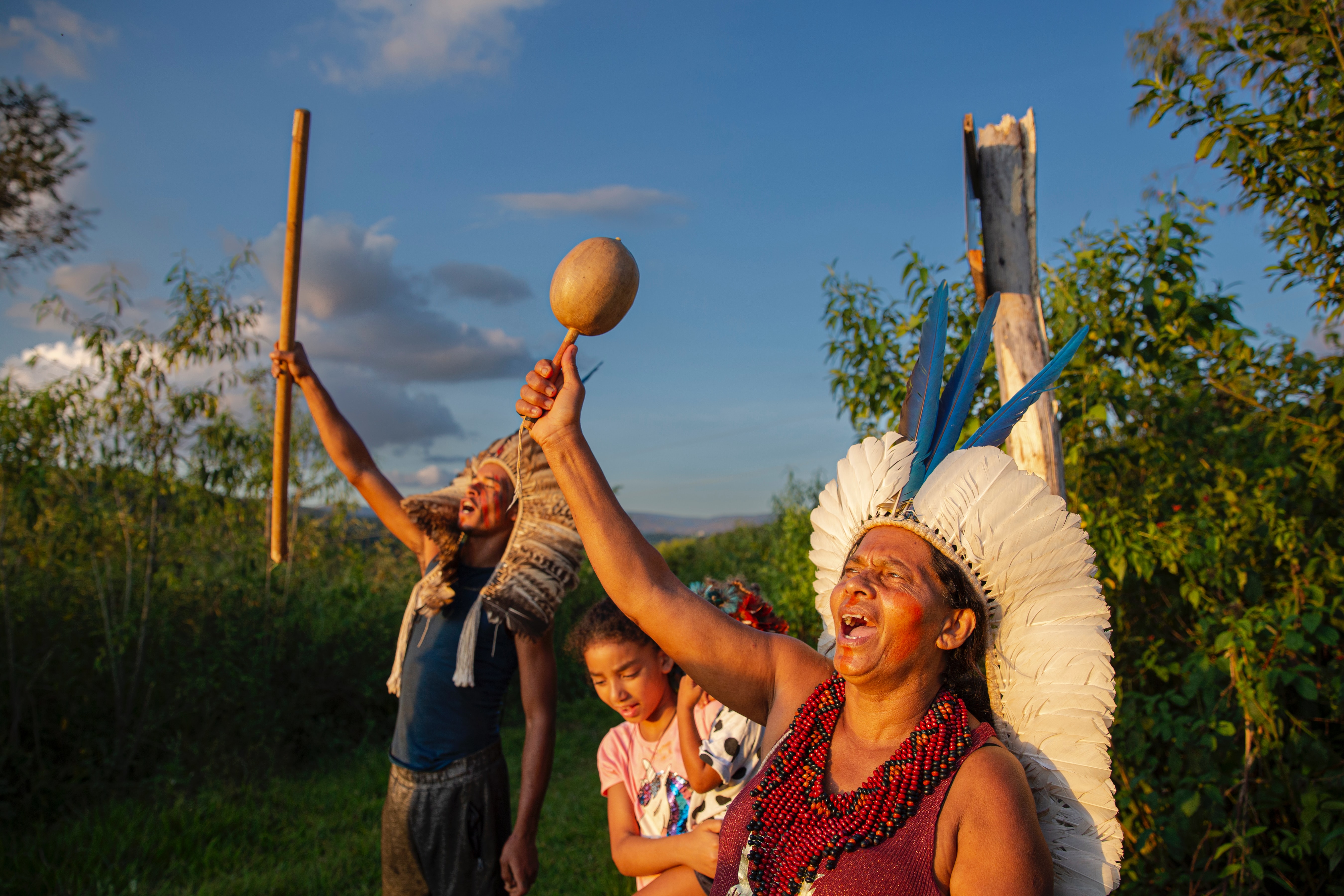 Indigenous Blood Brazil - Indigenous - T-Shirt