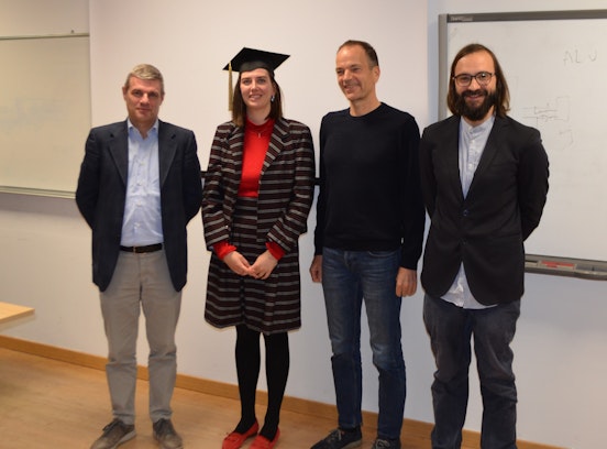 Congratulations to Valentina Premier for her PhD