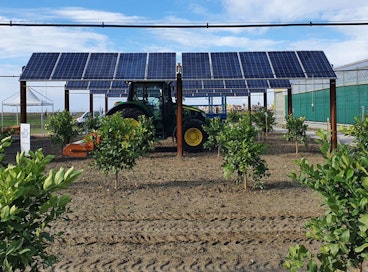 Images courtesy of EF Solare Italia - Greenhouse and Agri-PV Prototype in Scalea (Italy). 