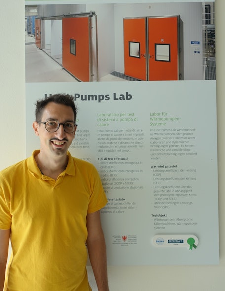 Diego Menegon, Ph.D. ingegnere referente del laboratorio Heat Pumps Lab