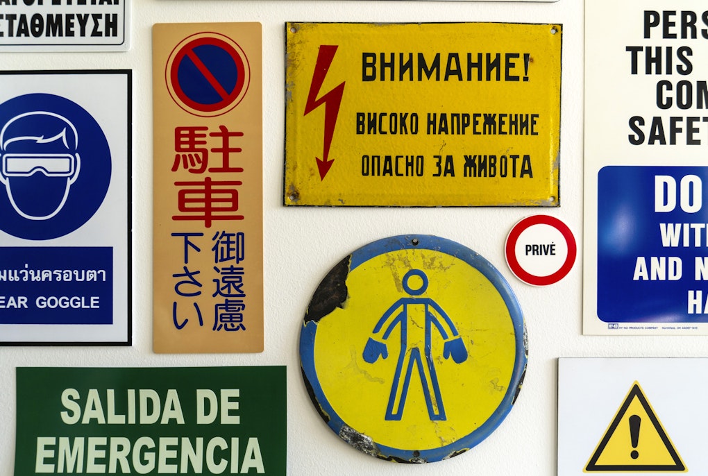 Lingua sicura per lavorare in sicurezza