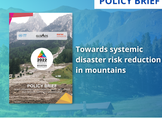 Launch Policy Brief “Towards systemic disaster risk reduction in mountains”