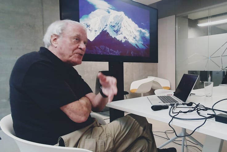 Johan Reinhard visited the Institute for Mummy Studies