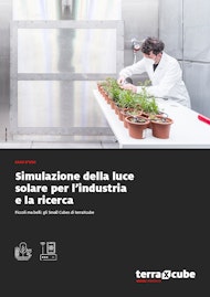 Simulazione della luce solare per lʼindustria e la ricerca