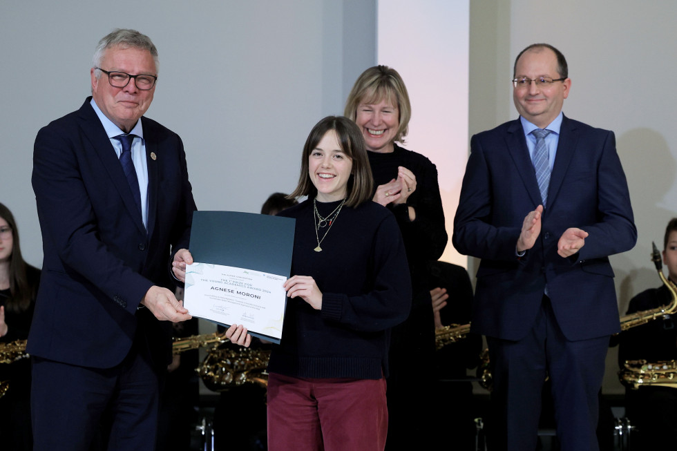 Agnese Moroni ha vinto il Premio giovani ricercatori della Convenzione delle Alpi 2024