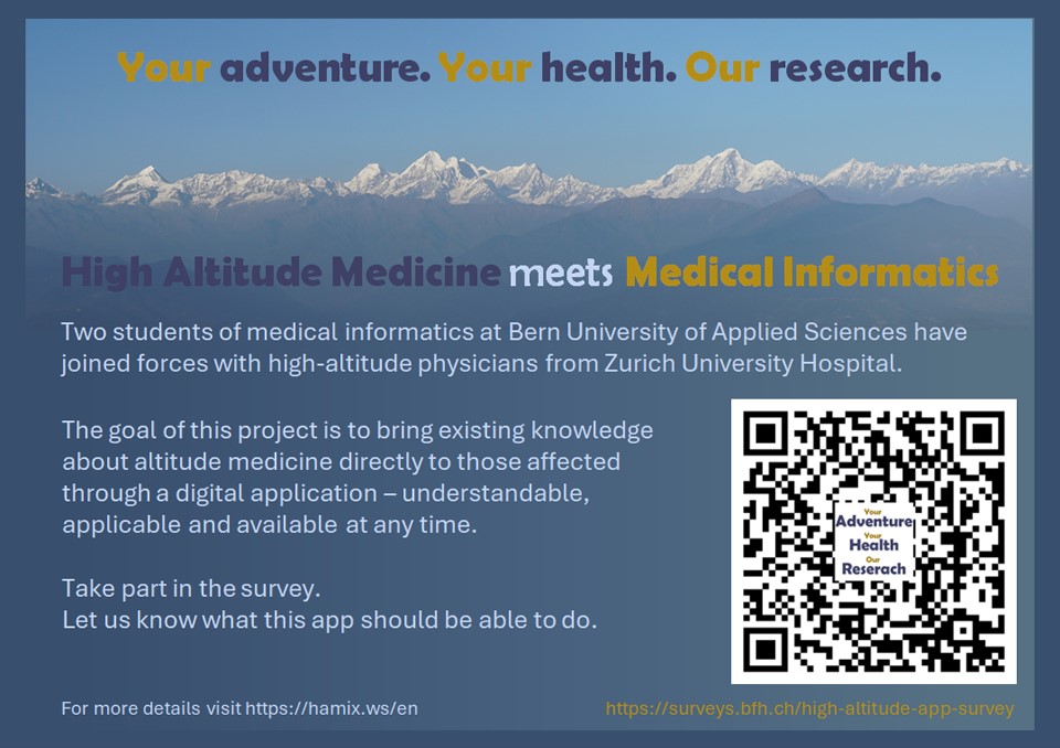 High Altitude Medicine meets Medical Informatics