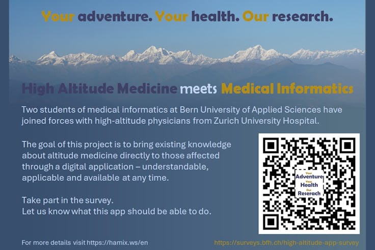 High Altitude Medicine meets Medical Informatics