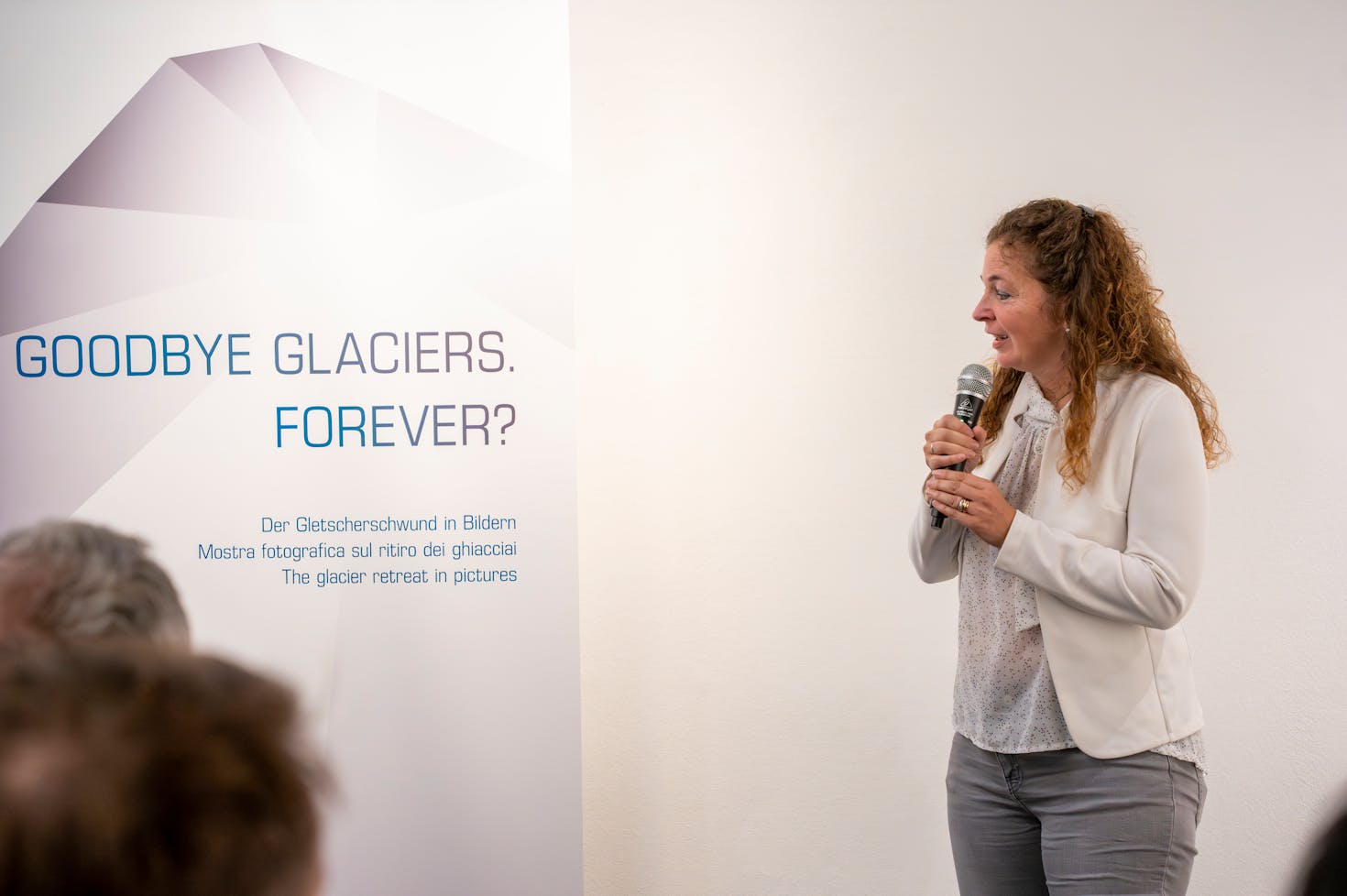 01.08.2025 Opening of the exhibition "Goodbye Glaciers. Forever?"