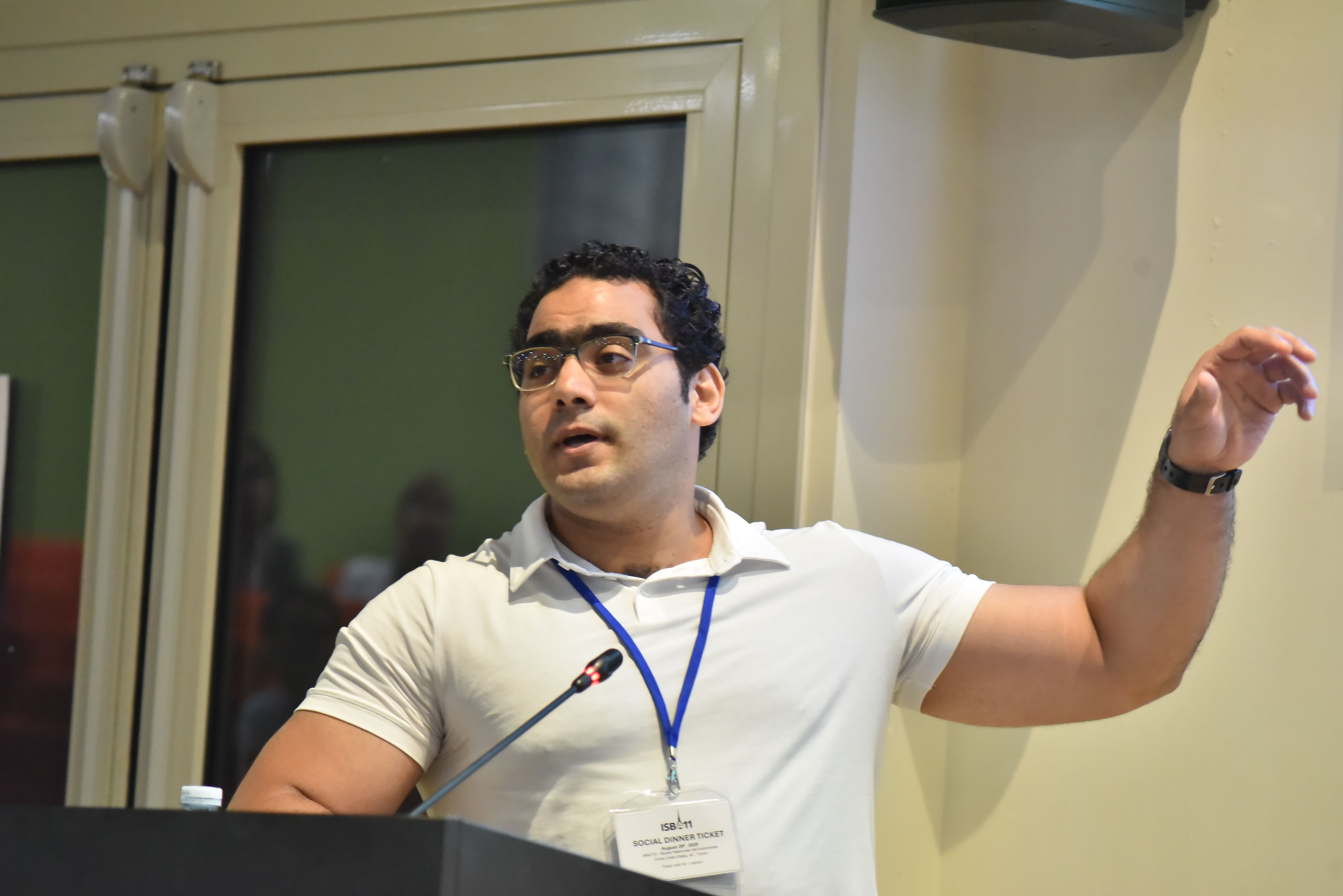 Mohamed Sarhan wins ISBA11 Future Fellows Prize for Best Talk