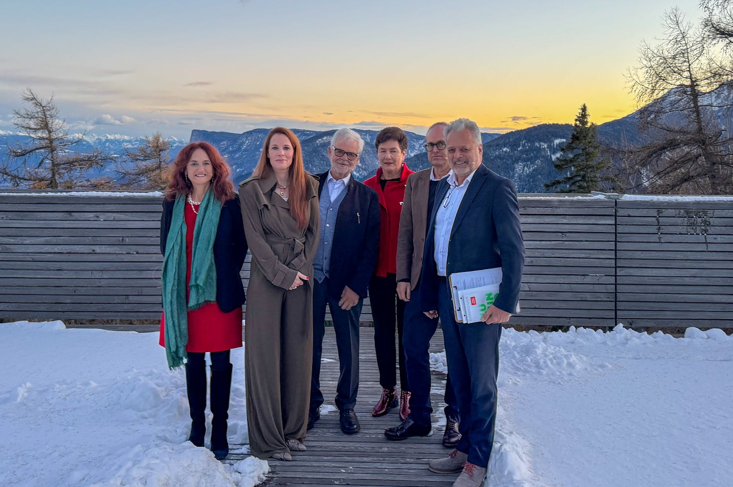Brigitte Foppa, Florence Gaub, Ulrich Ladurner, Claudia Plaikner, Martin Zagler and Harald Pechlaner